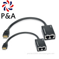 HDMI Extender Over Double Cat 30meter with Pigtail (HDEX-065087)